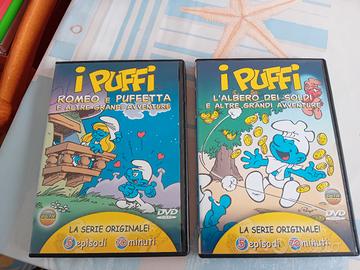 DVD I puffi nr.2 pezzi 