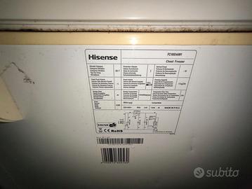 Congelatore a pozzetto Hisense 145 L – funzionante
