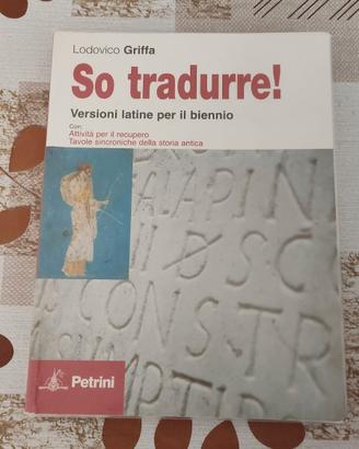 Libro latino per il biennio "So tradurre!"