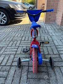 Bici bimbi spider man