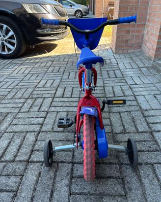 Bici bimbi spider man