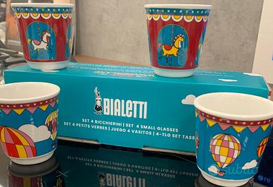 Bialetti set 4 tazzine tema luna park wonderland