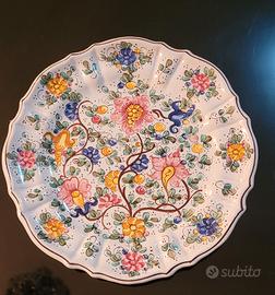 Piatto decorativo in ceramica di Sorrento