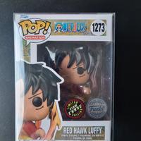 FunkoPop Red Hawk Luffy CHASE 