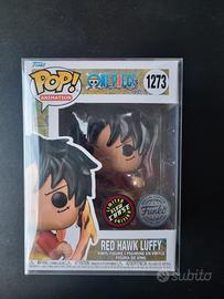 FunkoPop Red Hawk Luffy CHASE 