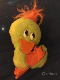 Pulcino verde peluche Vintage