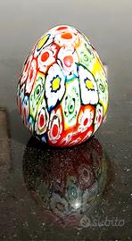 Fermacarte  Vetro di Murano Murrine Millefiori Uov
