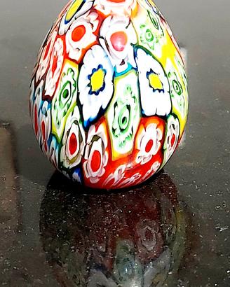 Fermacarte  Vetro di Murano Murrine Millefiori Uov