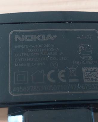 Caricabatterie Nokia AC 3E