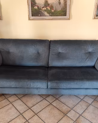 Divano 4 posti in tessuto 