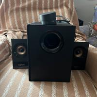 Speaker 2 + subwoofer 140W Logitech per PC