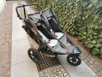 Passeggino gemellare da tekking
