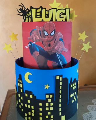 Torta scenografica Spiderman