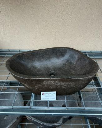 Lavandino in sasso di fiume da 50cm a 55 cm