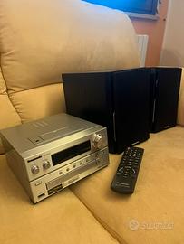 Lettore radio-CD Panasonic SA-PMX5 con 2 casse