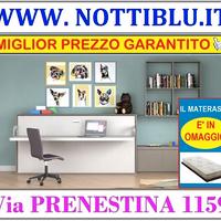 Letto a Scomparsa DESK 1p + MATERASSO OMAGGIO