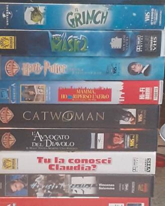 blocco di video cassette.