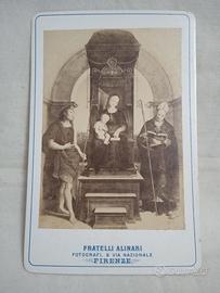 Carte de visite Alinari Pala Ansidei Raffaello