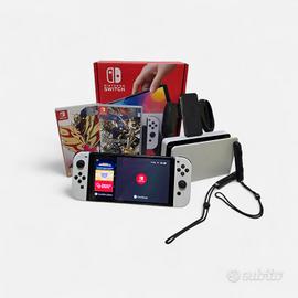 Nintendo Switch OLED Bianca + 2 giochi