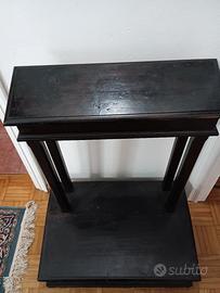 inginocchiatoio legno nero 