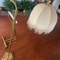 Lampada da terra in ottone (paralume + sostegno)