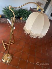 Lampada da terra in ottone (paralume + sostegno)