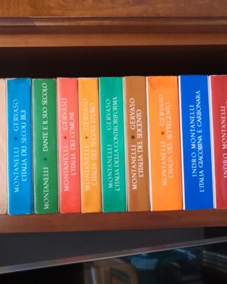COLLANA LIBRI DI STORIA DI INDRO MONTANELLI 