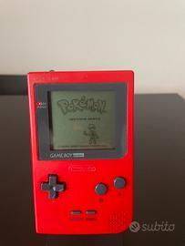 Game Boy Pocket + Pokemon Rosso Italiano Originale