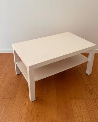 Tavolino da salotto IKEA LACK bianco con ripiano