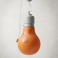 Lampadario a forma di lampadina