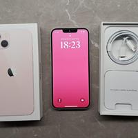 I phone 13 rosa 128 giga von scatola e accessori