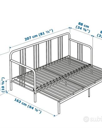 DIVANO LETTO IKEA E MATERASSO 
