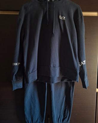 Lotto/set tuta sportiva blu EA7 Emporio Armani