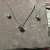 collana ed orecchini argento 