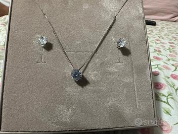collana ed orecchini argento 