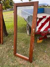 Serramenti in legno con vetro termopan