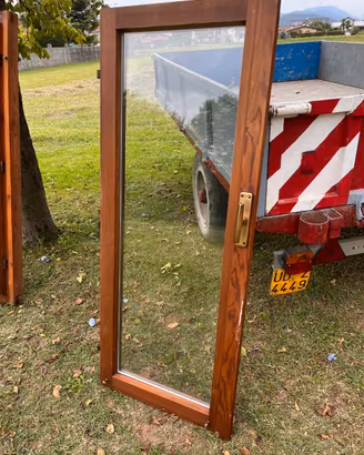 Serramenti in legno con vetro termopan