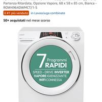 Lavasciuga candy 9 + 6 kg