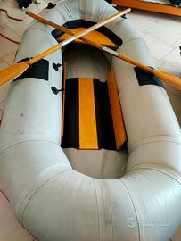 canotto telato artigianale doppia camera.