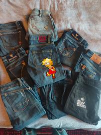 jeans e cinture firmate 