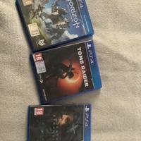 Ps4 giochi death stranding horizon zero tomb rider