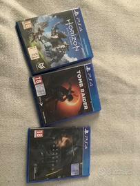 Ps4 giochi death stranding horizon zero tomb rider