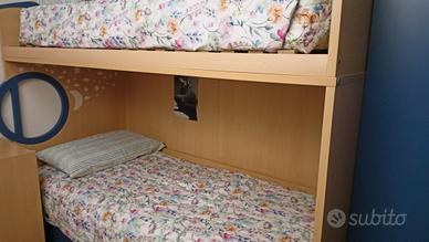 LETTO A CASTELLO BAMBINI  RAGAZZI 