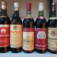 Bottiglie di vino da collezione