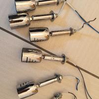 6 portalampada cromati attacco G9