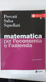 Matematica per l'economia... ISBN 9788823822696