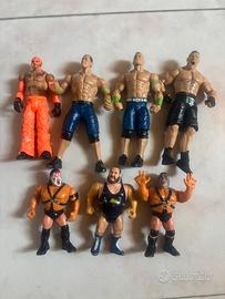 WWE lotto personaggi wrestling vari Mysterio, cena