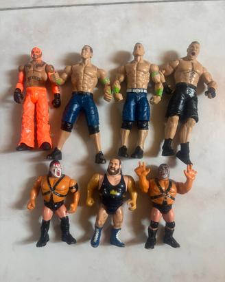 WWE lotto personaggi wrestling vari Mysterio, cena