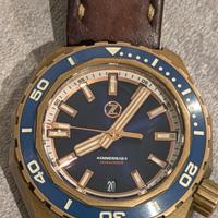 Orologio Zelos Hammerhead 2 - Diver Bronzo 1000 mt