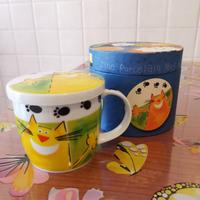 Tisaniera NUOVA in ceramica con soggetto gatto